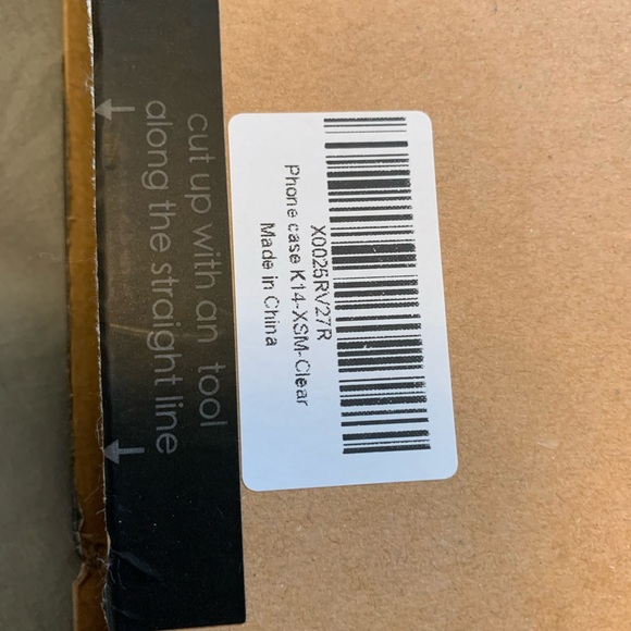 5/$25!  Clear Cell Phone Case iPhone XS Brand New - Picture 4 of 5